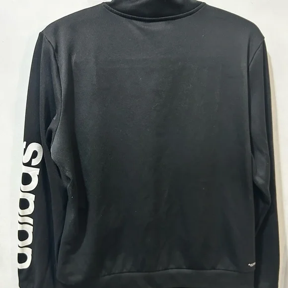 Adidas Black Track Jacket with Logo - Picture 2 of 3